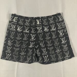 Louis Vuitton Japan Mens Large Swim Trunks Shorts - Monogram Graphic Print